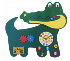 Бизиборд «Зеленый крокодил» - fgospostavki.ru - Ивантеевка