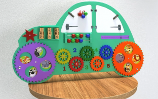 Бизипанель «Машинка» - fgospostavki.ru - Ивантеевка