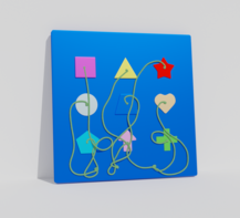 Тактильно-развивающая панель «Геометрия» - fgospostavki.ru - Ивантеевка