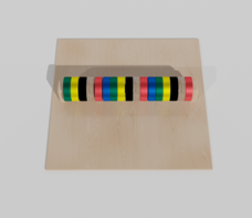 Тактильно-развивающая панель с разноцветными кругами - fgospostavki.ru - Ивантеевка