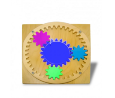 Тактильно-развивающая панель «Цветные шестеренки» - fgospostavki.ru - Ивантеевка