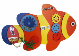 Бизиборд «Оранжевая рыбка» - fgospostavki.ru - Ивантеевка