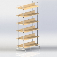 СТЕЛЛАЖ 2-СТОРОННИЙ НА МЕТАЛЛОКАРКАСЕ - fgospostavki.ru - Ивантеевка