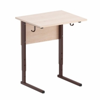 Стол ученический одноместный регулируемый на прямоугольной трубе - fgospostavki.ru - Ивантеевка