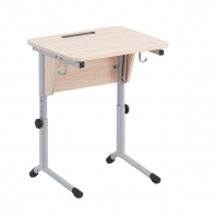 Стол ученический с наклоном столешницы (0-24°) на плоскоовальной трубе - fgospostavki.ru - Ивантеевка