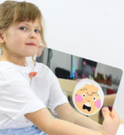 Зеркало логопедическое с отверстием - fgospostavki.ru - Ивантеевка