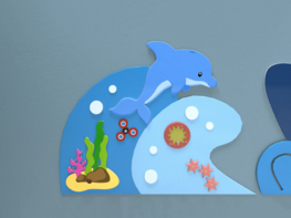 Бизиборд «Дельфин» - fgospostavki.ru - Ивантеевка