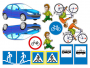 Магнитно-маркерная доска "Дорожные правила пешехода" с комплектом тематических магнитов - fgospostavki.ru - Ивантеевка