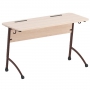 Стол двухместный ученический регулируемый на плоскоовальной трубе - fgospostavki.ru - Ивантеевка